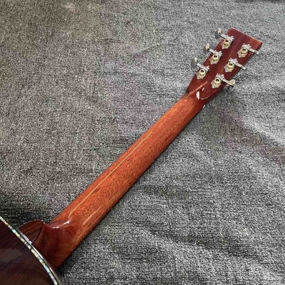 Guitare acoustique personnalisée en bois de rose d'Inde orientale en couleur Sunburst fournisseur