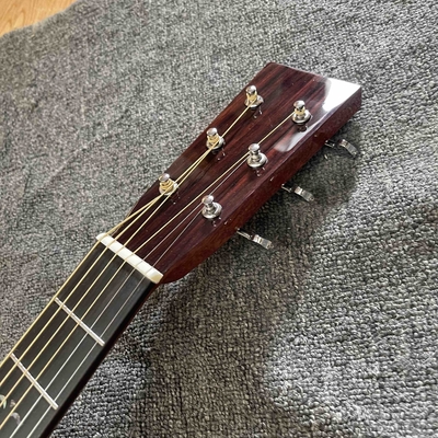 Guitare acoustique personnalisée en bois de rose d'Inde orientale en couleur Sunburst fournisseur