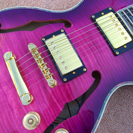 Guitare électrique sur disque LP personnalisé avec haut et arrière de liaison Abalone fournisseur
