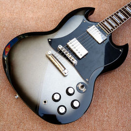 Couleur métallique sur mesure SG tonique guitare électrique guitare instruments de musique corps d'acajou cou fournisseur