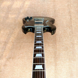 Couleur métallique sur mesure SG tonique guitare électrique guitare instruments de musique corps d'acajou cou fournisseur