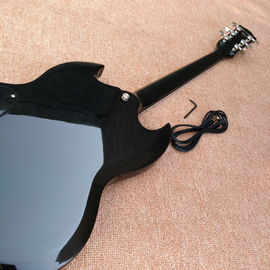 Couleur métallique sur mesure SG tonique guitare électrique guitare instruments de musique corps d'acajou cou fournisseur