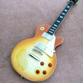 Nouveau style de guitare électrique standard LP 1959 R9, haut en érable, ébène. fournisseur