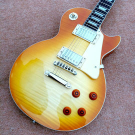 Nouveau style de guitare électrique standard LP 1959 R9, haut en érable, ébène. fournisseur