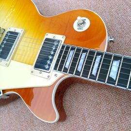 Nouveau style de guitare électrique standard LP 1959 R9, haut en érable, ébène. fournisseur