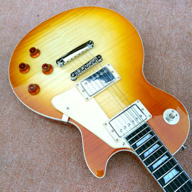 Nouveau style de guitare électrique standard LP 1959 R9, haut en érable, ébène. fournisseur