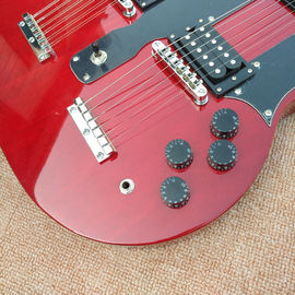 Red EDS1275 Magasin sur mesure double cou Guitare électrique 6/12 cordes Instrument de musique en gros fournisseur