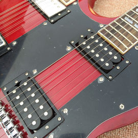 Red EDS1275 Magasin sur mesure double cou Guitare électrique 6/12 cordes Instrument de musique en gros fournisseur
