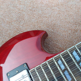 Red EDS1275 Magasin sur mesure double cou Guitare électrique 6/12 cordes Instrument de musique en gros fournisseur