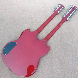 Red EDS1275 Magasin sur mesure double cou Guitare électrique 6/12 cordes Instrument de musique en gros fournisseur