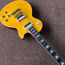 Vente en gros et à chaud OEM Nouveau arrivé Magasin personnalisé jaune haut standard SLASH Guitare électrique fournisseur