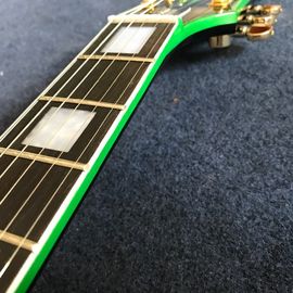 Modèle de guitare électrique sur mesure en vert noir éclat vert fournisseur