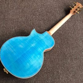 La boutique personnalisée bleue haut standard superme JAZZ LP Guitare électrique instruments de musique fournisseur