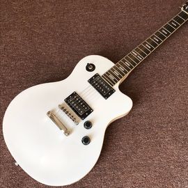 Nouveau design Lp personnalisé guitare électrique blanche instruments de musique fournisseur