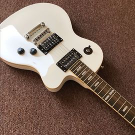 Nouveau design Lp personnalisé guitare électrique blanche instruments de musique fournisseur