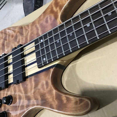 Guitare basse personnalisée de haute qualité de 2018 avec 5 cordes, Rosewood fingerboard fournisseur