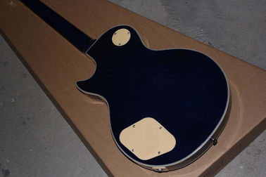 En gros, une nouvelle guitare en acajou, un pick-up LP, une guitare électrique bleue fournisseur