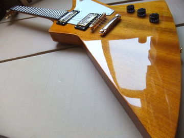 En gros G Explorer Custom Guitare électrique d' acajou en nature fournisseur