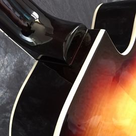 Guitare électrique Sunburst L5 avec matériel en or fournisseur