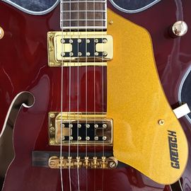 Corps semi-hollow Bigsby Gold Hardware Jazz ES 335 Guitare électrique fournisseur