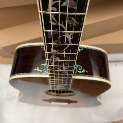 Une nouvelle guitare acoustique sur mesure en bois massif Sunburst 41&quot; type D fournisseur