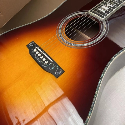 Une nouvelle guitare acoustique sur mesure en bois massif Sunburst 41&quot; type D fournisseur