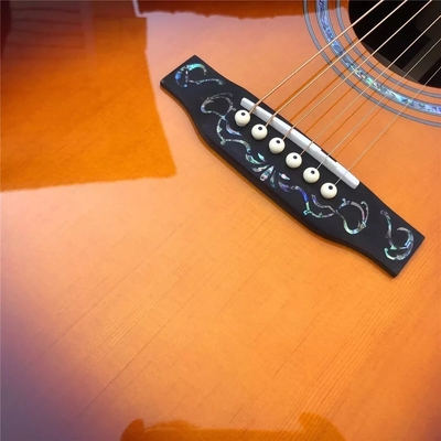 Une nouvelle guitare acoustique sur mesure en bois massif Sunburst 41&quot; type D fournisseur