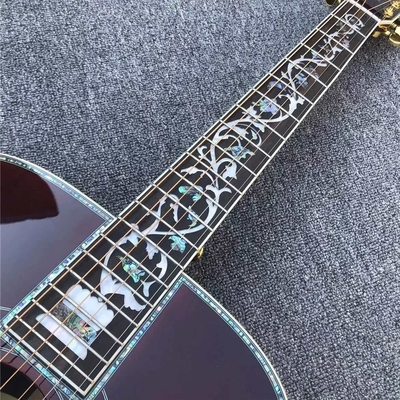 Une nouvelle guitare acoustique sur mesure en bois massif Sunburst 41&quot; type D fournisseur