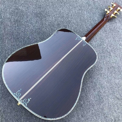 Une nouvelle guitare acoustique sur mesure en bois massif Sunburst 41&quot; type D fournisseur