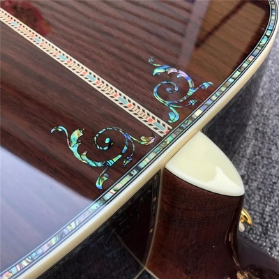 Une nouvelle guitare acoustique sur mesure en bois massif Sunburst 41&quot; type D fournisseur