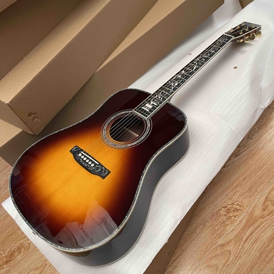 Une nouvelle guitare acoustique sur mesure en bois massif Sunburst 41&quot; type D fournisseur