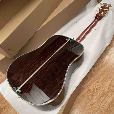 Une nouvelle guitare acoustique sur mesure en bois massif Sunburst 41&quot; type D fournisseur