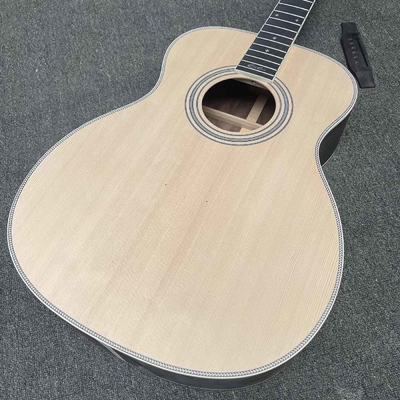 Corps OM45 personnalisé de 40 pouces DIY KIT Guitare acoustique sans peinture fournisseur