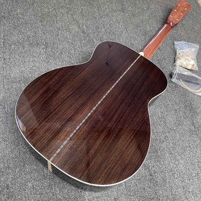 Corps OM45 personnalisé de 40 pouces DIY KIT Guitare acoustique sans peinture fournisseur