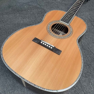 Guitare classique folk acoustique avec 43 mm de largeur de noix Abalone fournisseur