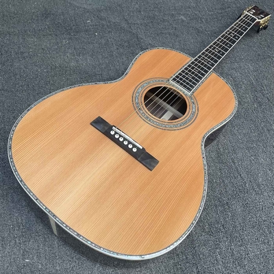 Guitare classique folk acoustique avec 43 mm de largeur de noix Abalone fournisseur