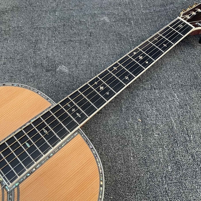 Guitare classique folk acoustique avec 43 mm de largeur de noix Abalone fournisseur