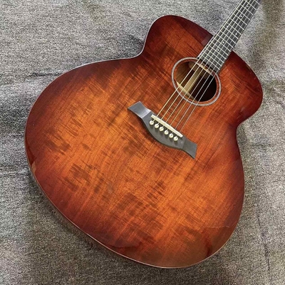 Guitare acoustique Jumbo en bois KOA personnalisée de 43 pouces avec BB Band électronique fournisseur