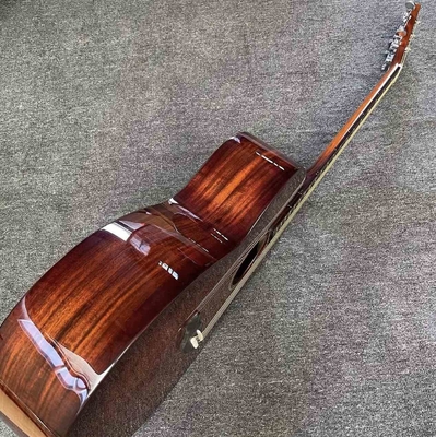 Guitare acoustique Jumbo en bois KOA personnalisée de 43 pouces avec BB Band électronique fournisseur