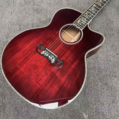 Guitare acoustique KOA en bois massif avec double pick-up S1-PRO V3 fournisseur