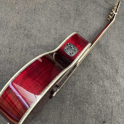 Guitare acoustique KOA en bois massif avec double pick-up S1-PRO V3 fournisseur