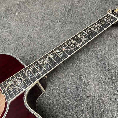 Guitare acoustique KOA en bois massif avec double pick-up S1-PRO V3 fournisseur
