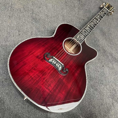 Guitare acoustique KOA en bois massif avec double pick-up S1-PRO V3 fournisseur