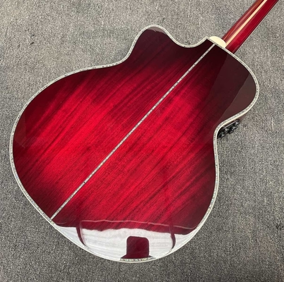 Guitare acoustique KOA en bois massif avec double pick-up S1-PRO V3 fournisseur
