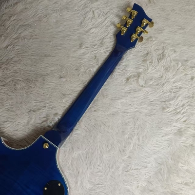 Corps creux creux et corps irrégulier Gretsch guitare électrique avec bigs bys trem en bleu, acceptez la guitare et la basse OEM fournisseur