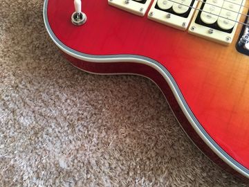 Guitare personnalisée LP avec Floyd rose bridge et 3 Humbacker Ace Frehley Budokan Signature LP personnalisée Guitare électrique Lightnin fournisseur
