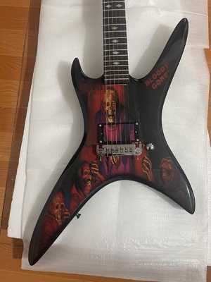 Impression personnalisée B.C. Rich Solid Printed Pattern Hydrographics Transfer Printing Guitare électrique rare fournisseur