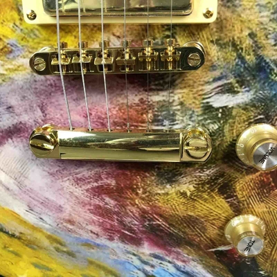 Guitare électrique peinte à la main avec le pick-up 2H fournisseur