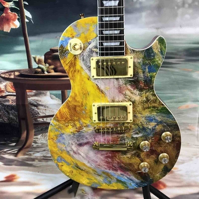Guitare électrique peinte à la main avec le pick-up 2H fournisseur