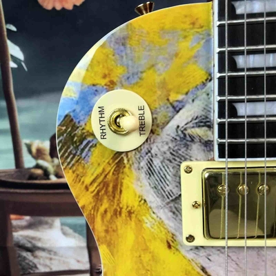 Guitare électrique peinte à la main avec le pick-up 2H fournisseur